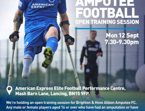 Amputee Football Open Training Session | Monday 12th September